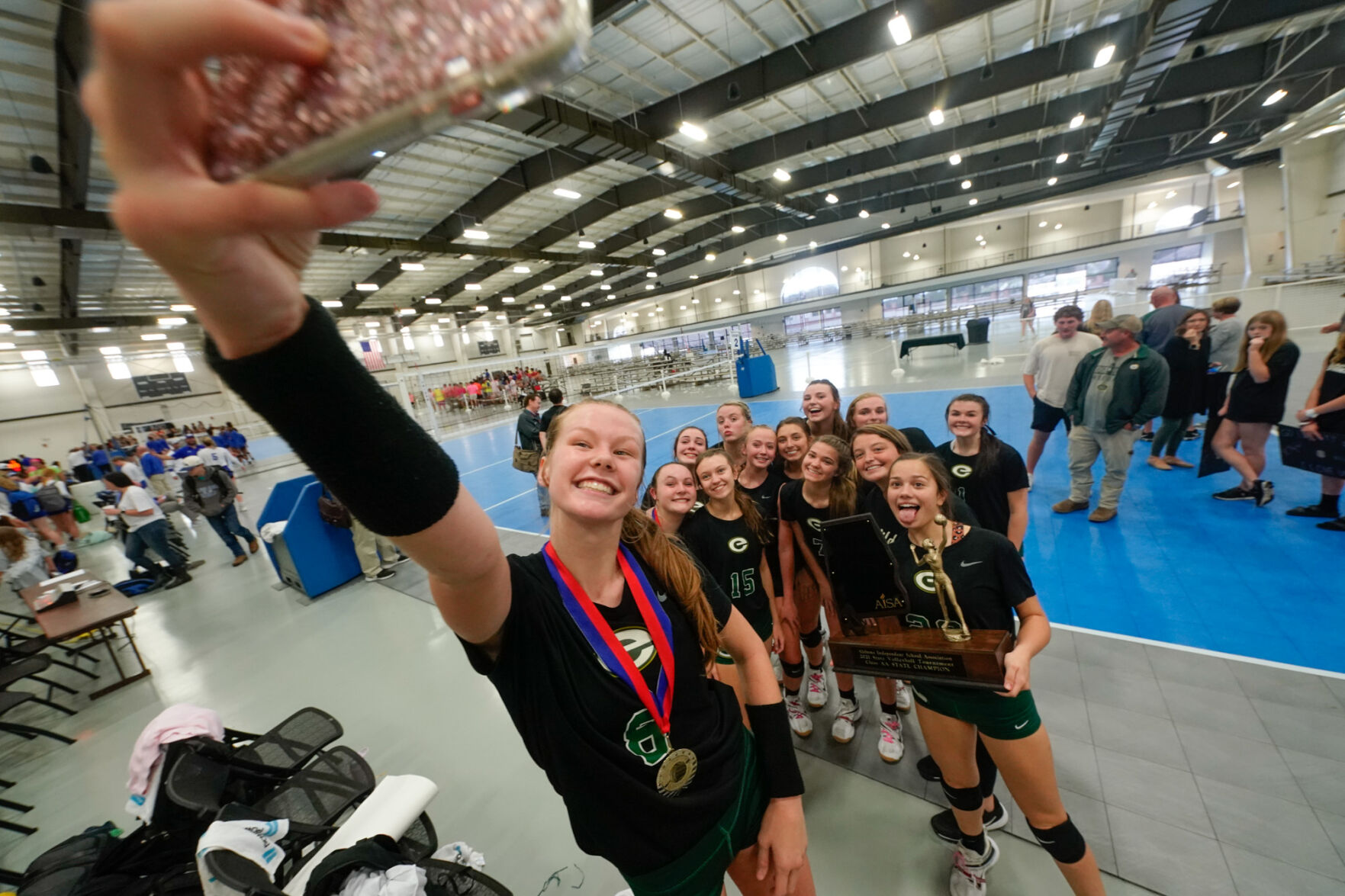 Edgewood Academy championship selfie